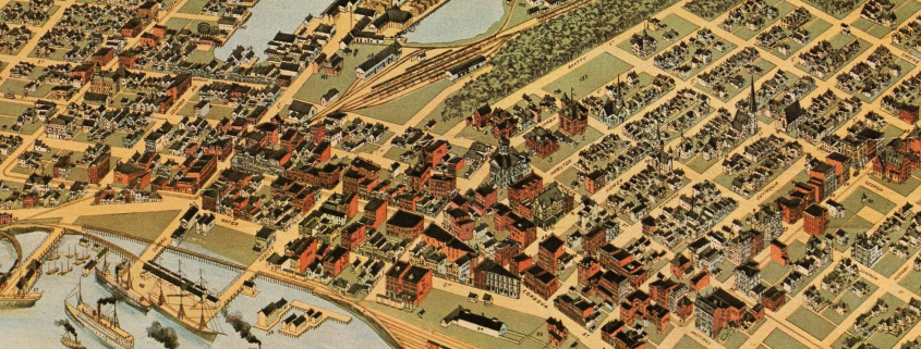 1898 Vancouver Panoramic Map