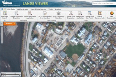 Geomatics Yukon GIS Data & the Yukon Lands Viewer