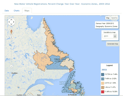 Newfoundland and Labrador OpenData & maps