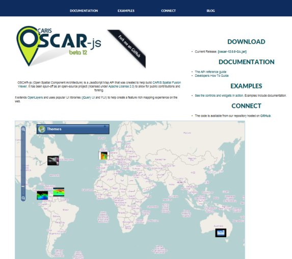 CARIS OSCAR-js website