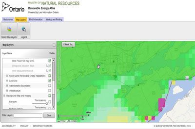 Ontario’s Renewable Energy Atlas and Maps