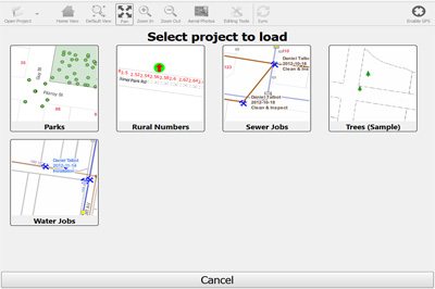 QMap - A field data collection program using QGIS