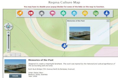 The Regina Online Culture Map