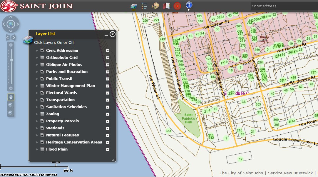 Saint John maps collection - Saint John New Brunswick online maps