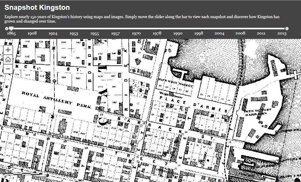 Explore nearly 150 years of Kingston History using Maps and Aerial Images